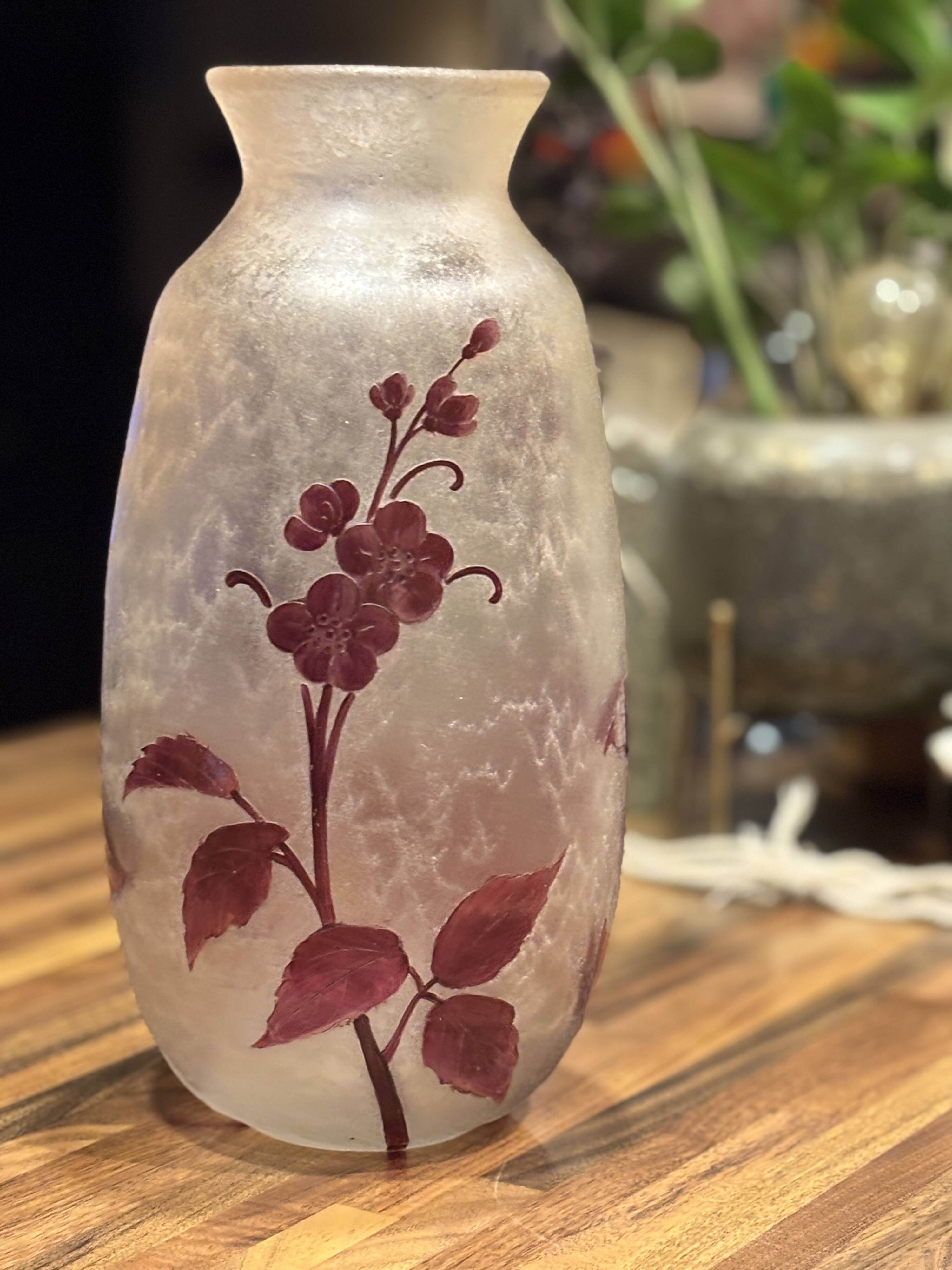 Collectible vase signed legras (1839/1916)