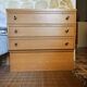 Chevet 3 tiroirs en bois clair
