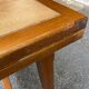 Farmhouse style solid wood and tile kitchen dining table
