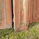 Volets anciens persiennes en parties hautes panneaux pliants bois massif