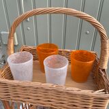 Portable rattan bar