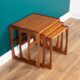 Retro Teak 1960s G Plan Quadrille Nest Of Coffee Tables
