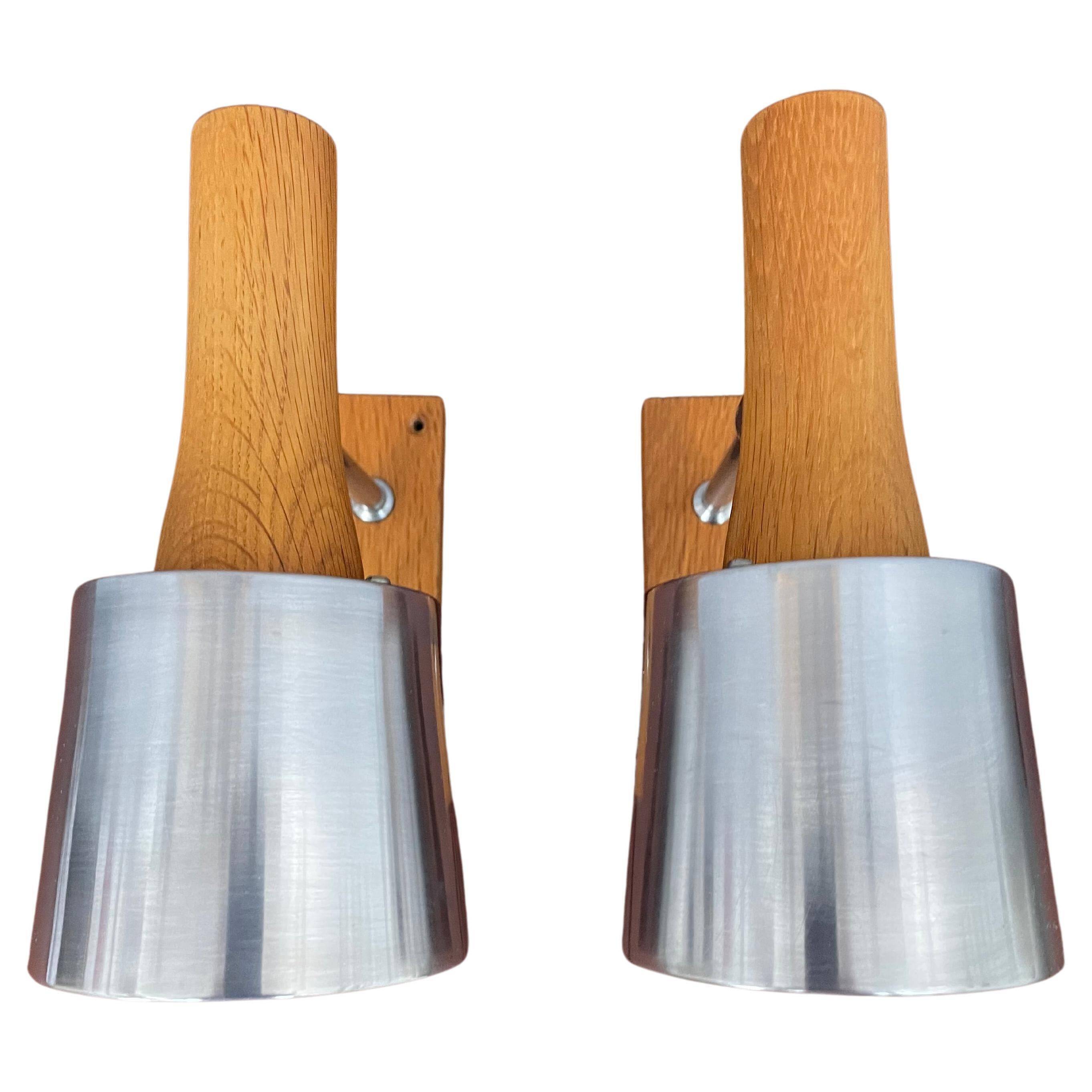 Mid-Century Wall Lamps by Lyfa from Denmark