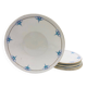 6 Assiettes à dessert et un plat de service « Shelley - England »