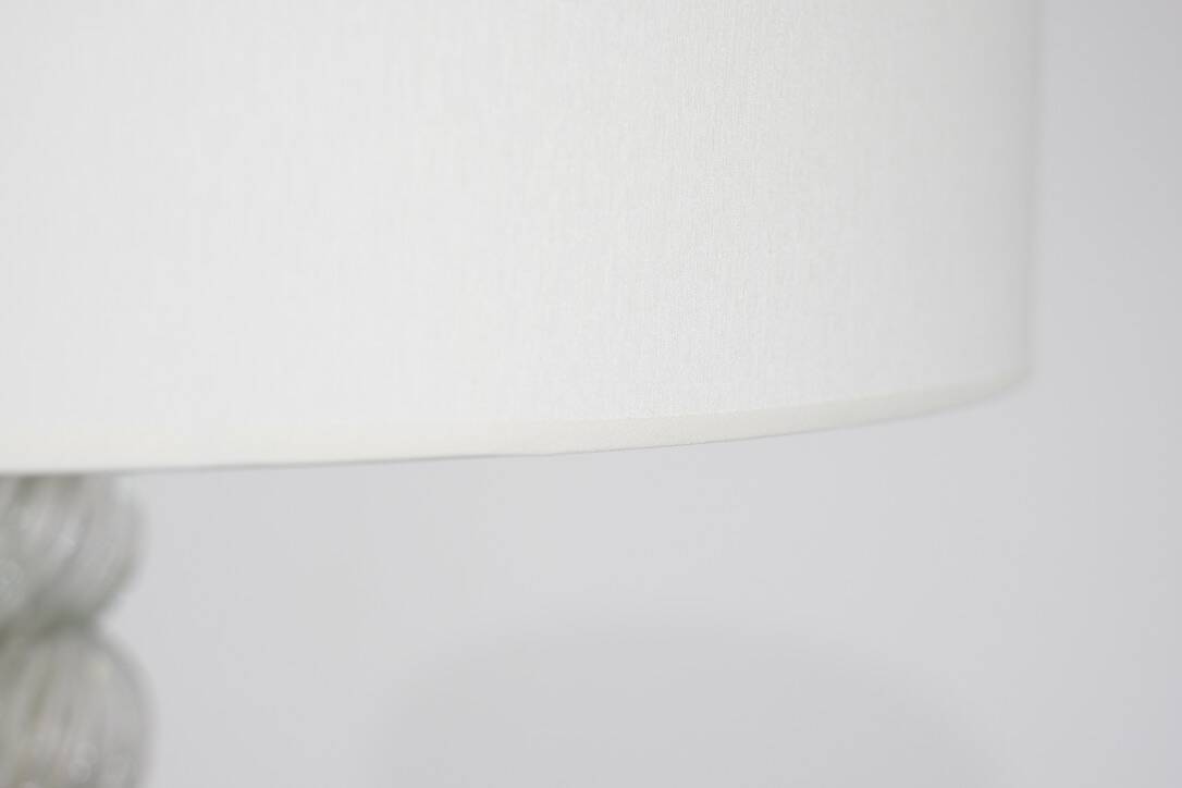 Murano glass and bronze floor lamp attributed to Seguso Vetri, Italy.