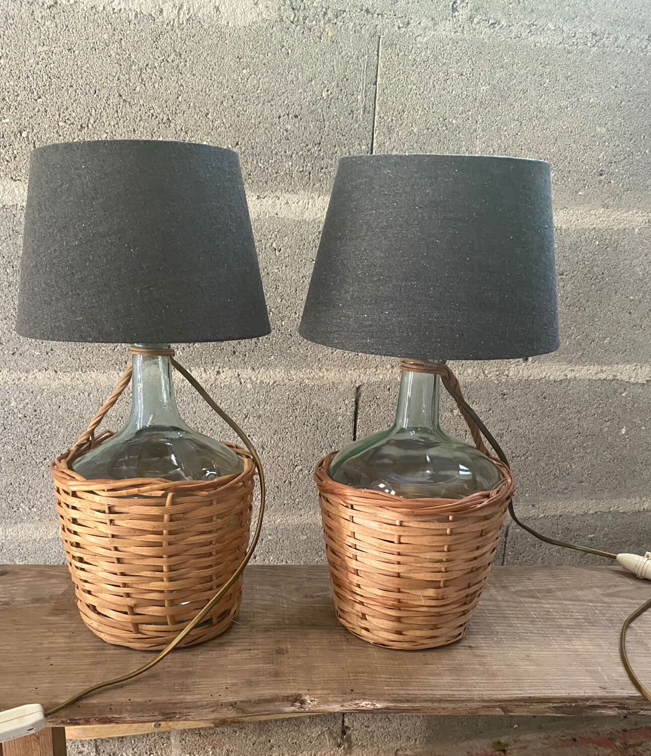 Jeanne d'Arc bedside lamps