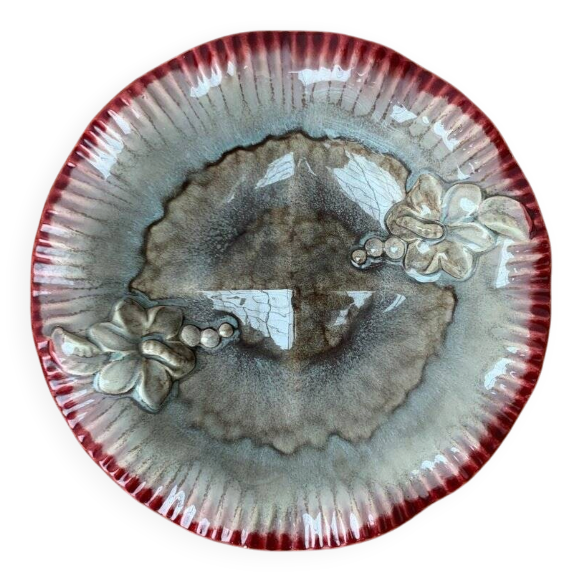 Large East German pottery bowl from the mid-century GDR by Strehla Keramik, 1960s.