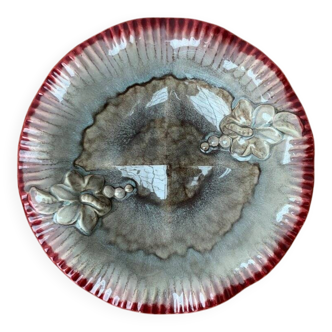 Large East German pottery bowl from the mid-century GDR by Strehla Keramik, 1960s.