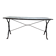 Table de bistrot en fonte de fer et plateau bois