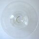 Suite of six large crystal wine tasting glasses