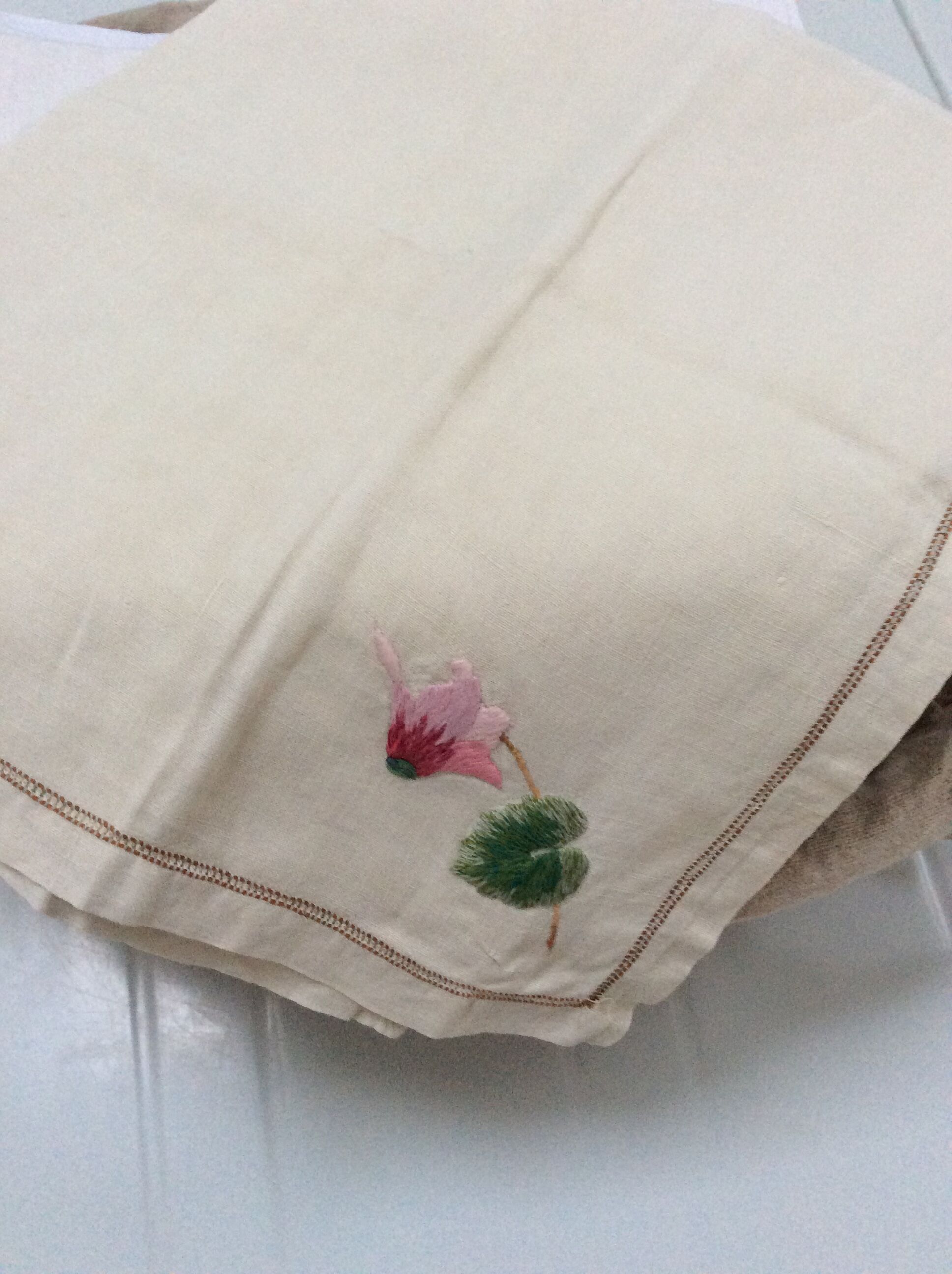 Lovely embroidered hand towel