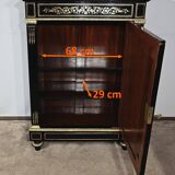 Meuble d’appui en poirier noirci, époque Napoléon III, milieu XIXème