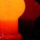 Mid-Century Glass Table Lamp from Osvětlovací Sklo, 1970s