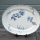 Dish in Terre de Fer decoration Spring, birds - 38x47 cms