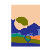 Geometric Landscape - Illustration A3