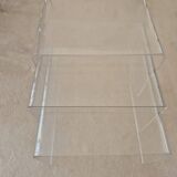 Trio of Roche Bobois Nesting Tables in Altuglass