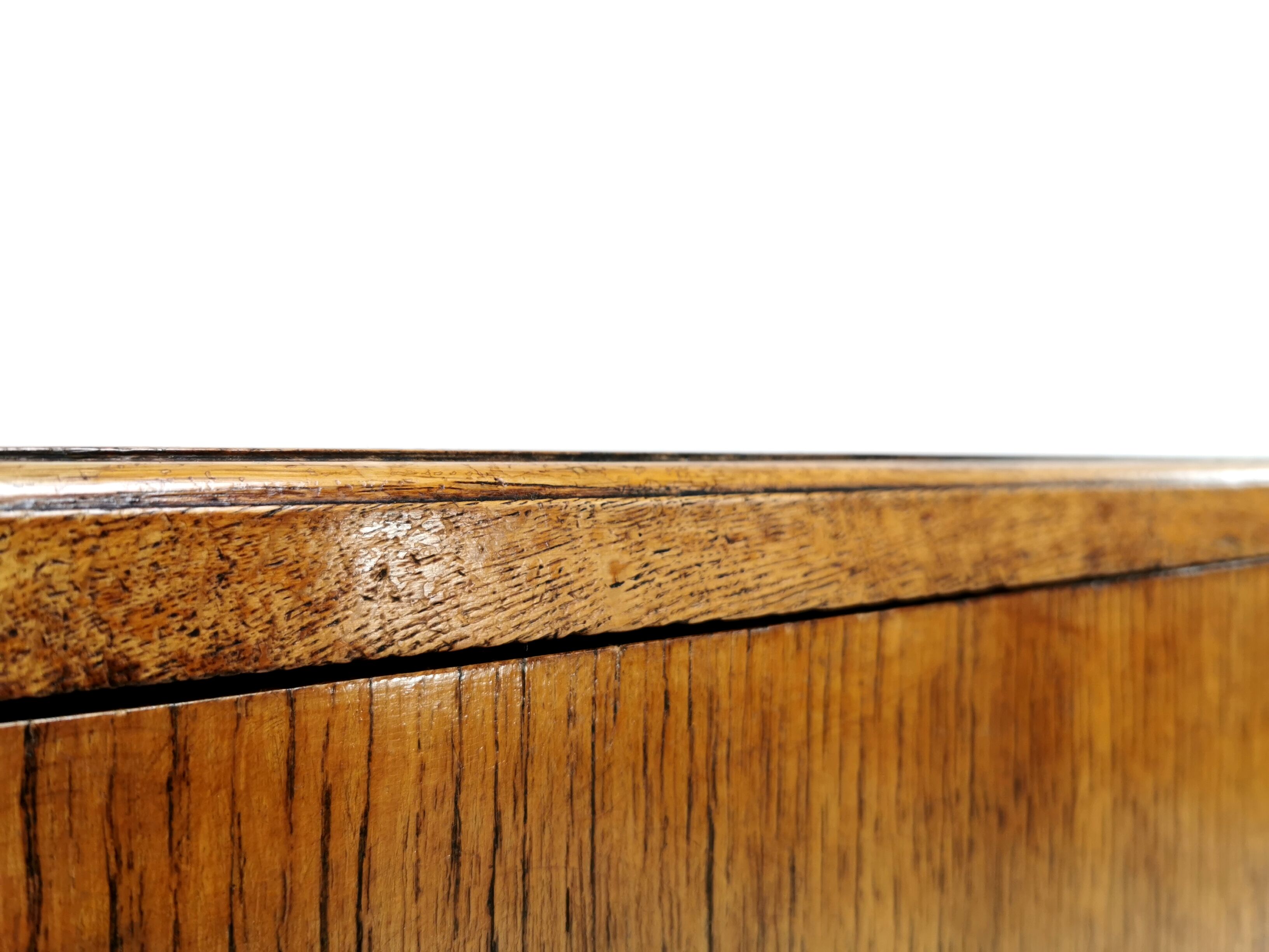 Art deco oak sideboard military campaign heals