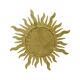 Italian Sunburst Mirror Venezia Sun Mirror Gold 42cm