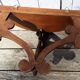 Carved wooden console shelf
