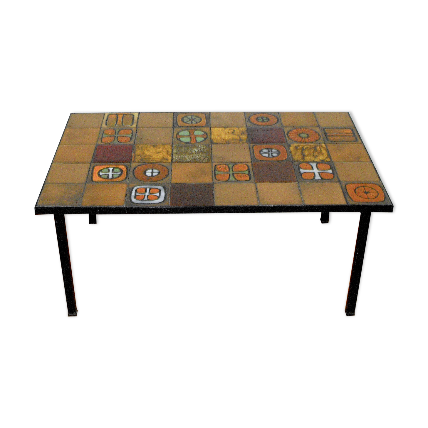 60s ceramic coffee table