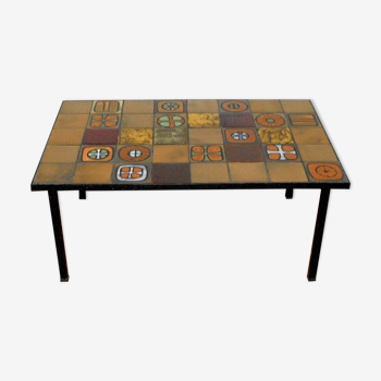 60s ceramic coffee table