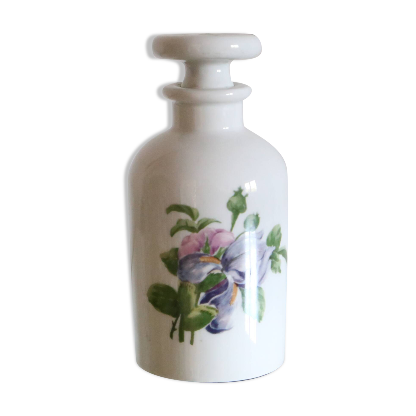 Ancien Flacon en porcelaine de Paris, vintage