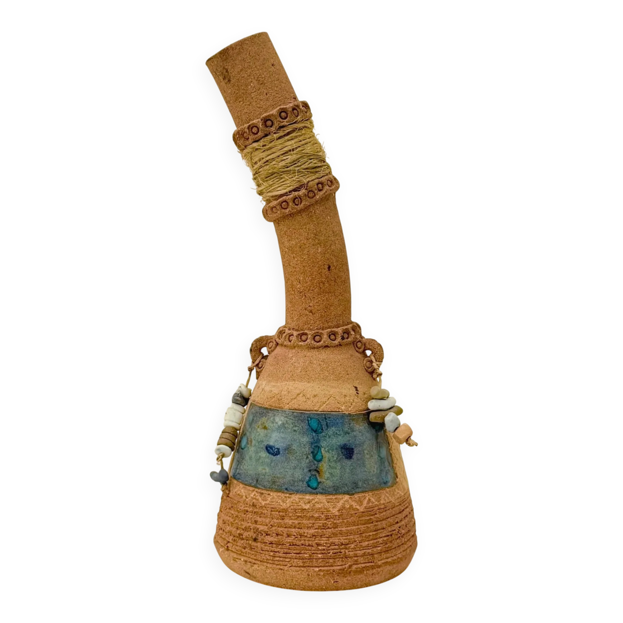 Signed ceramic vase