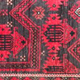 Tapis ancien  afghan Turkmen belutch fait main 110x220 cm