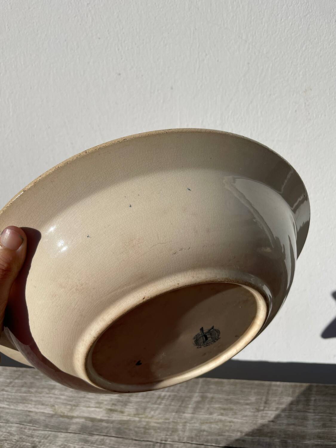 Iron earth salad bowl Moulin des loups