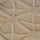 Pair of large thread sheets with handmade lace between two.