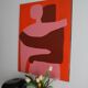 Painting on canvas "can i hold you" signed Bodasca