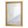 Miroir de cheminée en bois et stuc doré