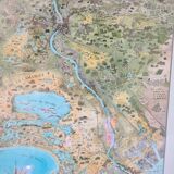 1978 Map of the Camargue by Christine Le Boeuf 72.5 × 52.5 cm