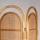 Italian cane and bamboo screen from the 1960s