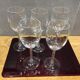 Series of glasses engraved in crystal wheat ears 5 glasses water and 5 glasses of wine
