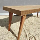 Raw design coffee table with compass legs