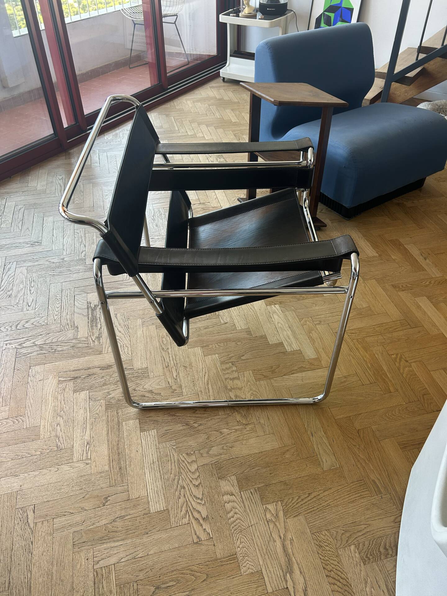 Wassily B3 armchair by Marcel Breuer, Gavina edition