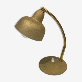 Lampe années 50 dorée