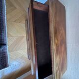 Mahogany and mahogany veneer sideboard