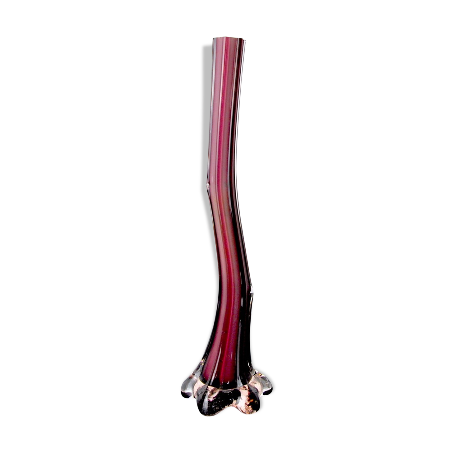 Purple Soliflore in Murano glass, Italy, 1960