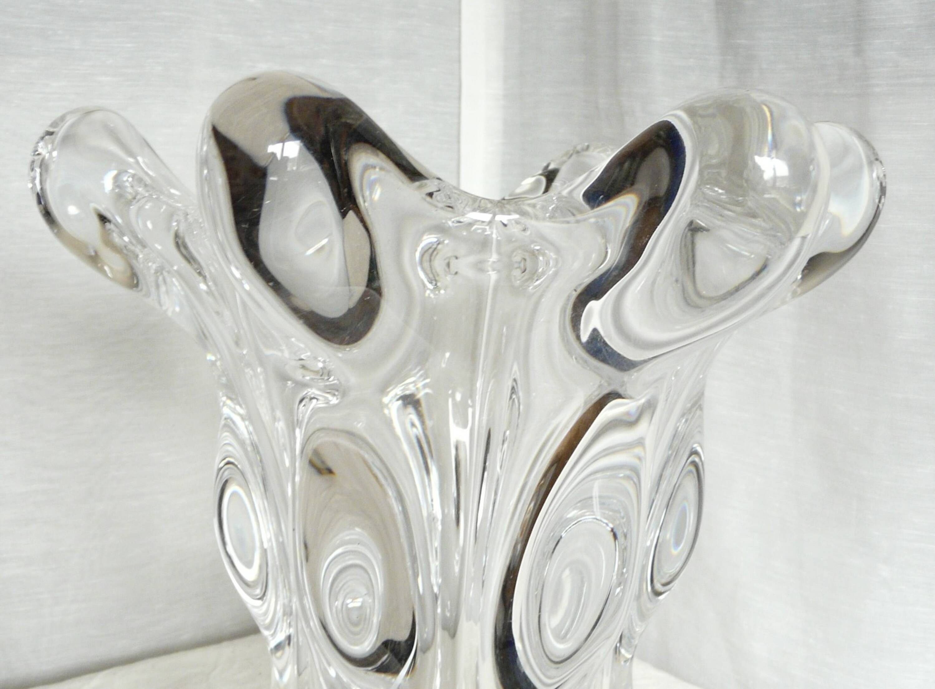 Large crystal vase Design 1950-60