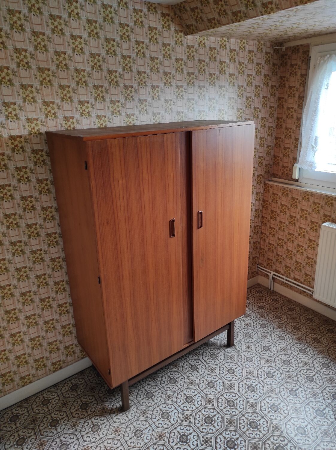 Scandinavian style 2 door wardrobe