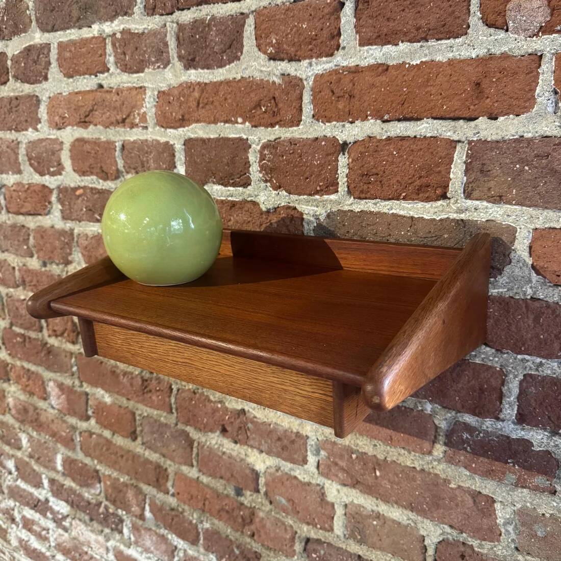 Teak shelf with drawer, Denmark 1960