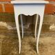 Louis xv style nightstand table wood drawer side vintage