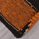 2x8 Purple Orange Kilim Runner Rug 71x24Cm