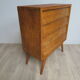 Commode vintage chêne pieds compas