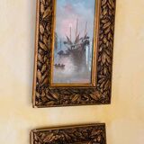 2 paintings, marine subject