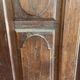 France old 18th century walnut closet door. Composed of 8 finely carved panels.