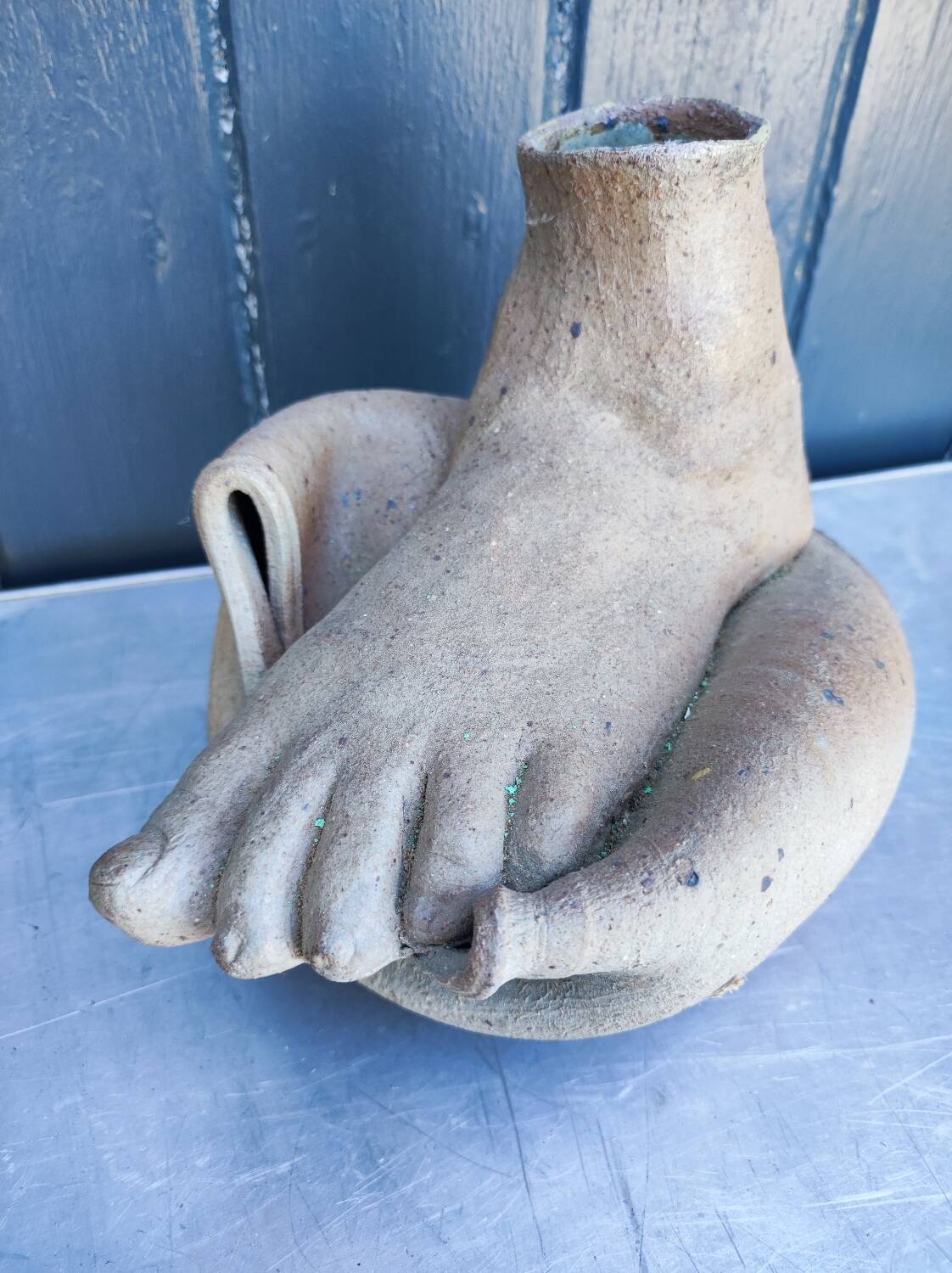 Vintage stoneware vase