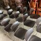Set of 14 ebony Flötotto chairs